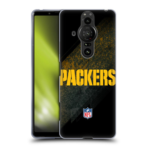 NFL Green Bay Packers Logo Blur Soft Gel Case for Sony Xperia Pro-I