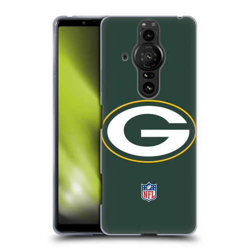 NFL Green Bay Packers Logo Plain Soft Gel Case for Sony Xperia Pro-I