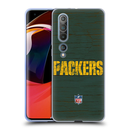 NFL Green Bay Packers Logo Distressed Look Soft Gel Case for Xiaomi Mi 10 5G / Mi 10 Pro 5G