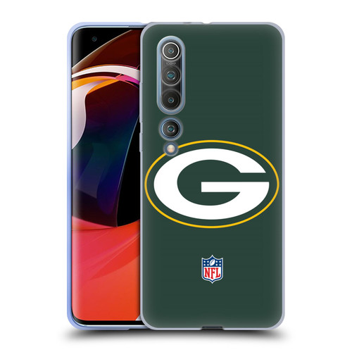 NFL Green Bay Packers Logo Plain Soft Gel Case for Xiaomi Mi 10 5G / Mi 10 Pro 5G