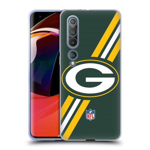 NFL Green Bay Packers Logo Stripes Soft Gel Case for Xiaomi Mi 10 5G / Mi 10 Pro 5G