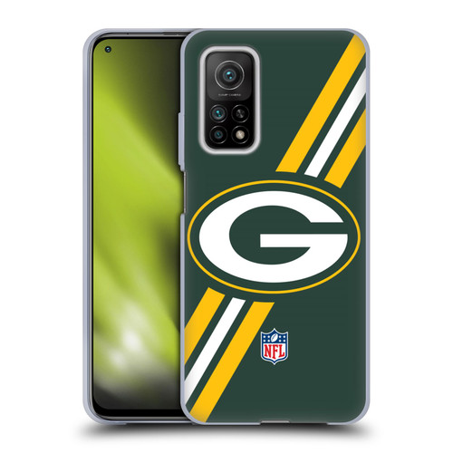 NFL Green Bay Packers Logo Stripes Soft Gel Case for Xiaomi Mi 10T 5G
