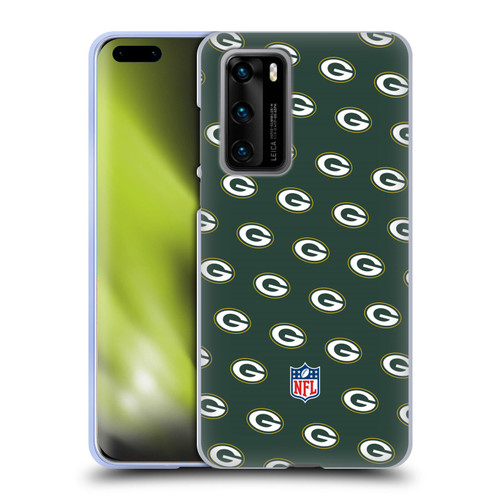 NFL Green Bay Packers Artwork Patterns Soft Gel Case for Huawei P40 5G
