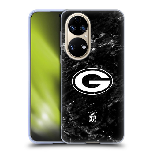 NFL Green Bay Packers Artwork Marble Soft Gel Case for Huawei P50