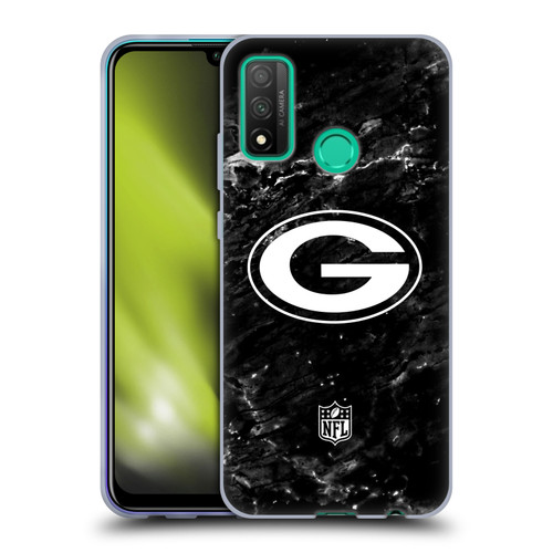 NFL Green Bay Packers Artwork Marble Soft Gel Case for Huawei P Smart (2020)