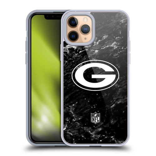 NFL Green Bay Packers Artwork Marble Soft Gel Case for Apple iPhone 11 Pro