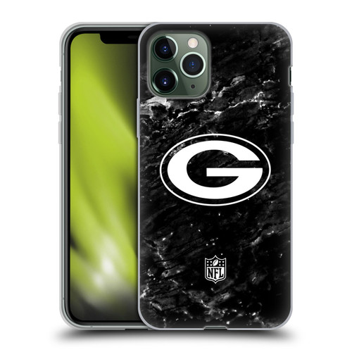 NFL Green Bay Packers Artwork Marble Soft Gel Case for Apple iPhone 11 Pro
