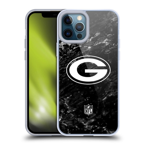 NFL Green Bay Packers Artwork Marble Soft Gel Case for Apple iPhone 12 Pro Max