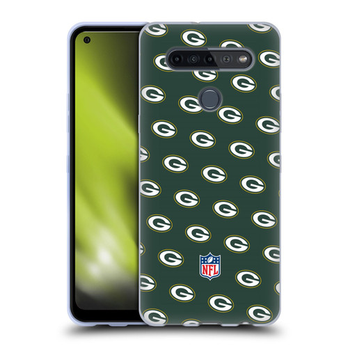 NFL Green Bay Packers Artwork Patterns Soft Gel Case for LG K51S