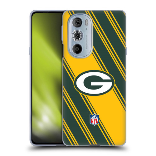 NFL Green Bay Packers Artwork Stripes Soft Gel Case for Motorola Edge X30