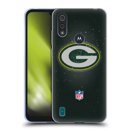 NFL Green Bay Packers Artwork LED Soft Gel Case for Motorola Moto E6s (2020)