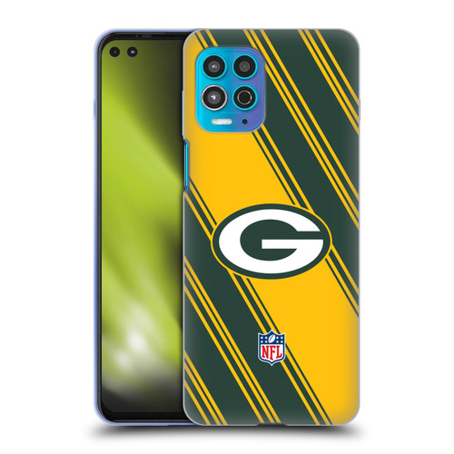 NFL Green Bay Packers Artwork Stripes Soft Gel Case for Motorola Moto G100