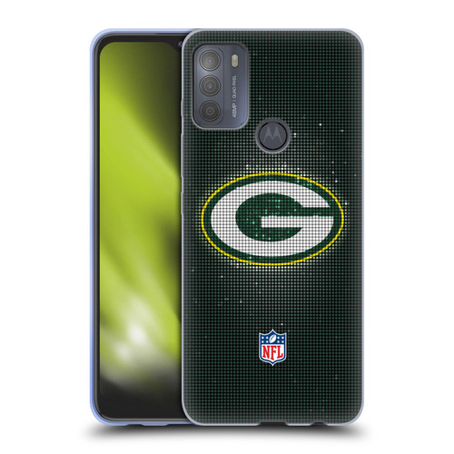 NFL Green Bay Packers Artwork LED Soft Gel Case for Motorola Moto G50
