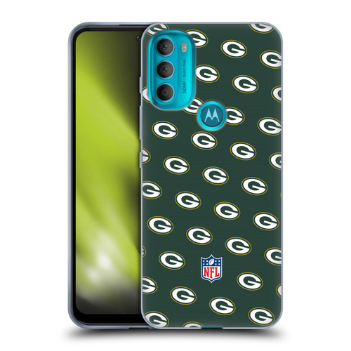 NFL Green Bay Packers Artwork Patterns Soft Gel Case for Motorola Moto G71 5G