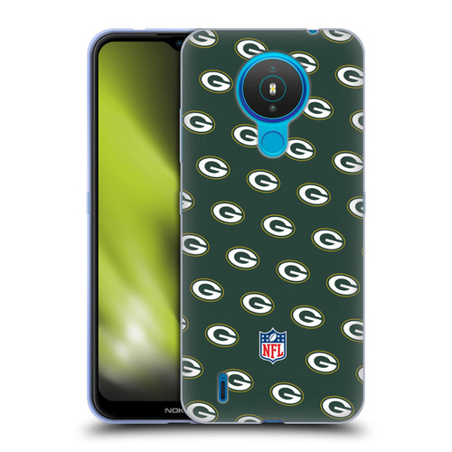 NFL Green Bay Packers Artwork Patterns Soft Gel Case for Nokia 1.4