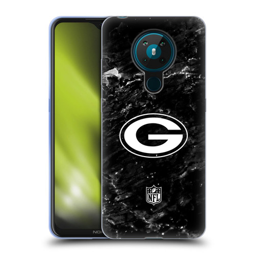 NFL Green Bay Packers Artwork Marble Soft Gel Case for Nokia 5.3