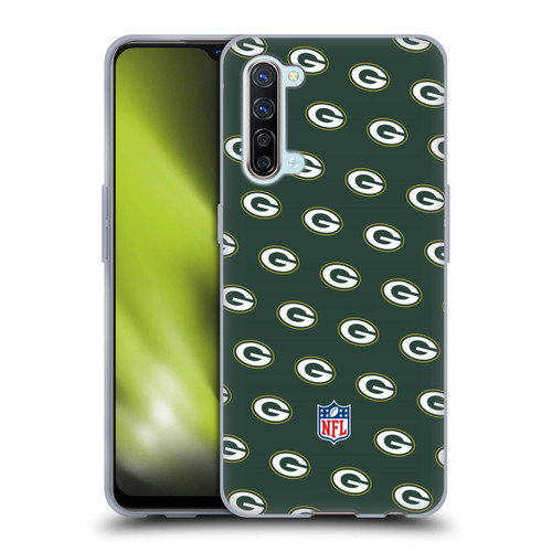NFL Green Bay Packers Artwork Patterns Soft Gel Case for OPPO Find X2 Lite 5G