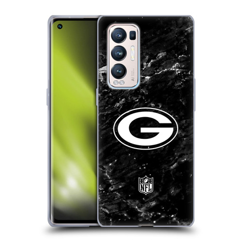 NFL Green Bay Packers Artwork Marble Soft Gel Case for OPPO Find X3 Neo / Reno5 Pro+ 5G
