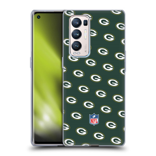 NFL Green Bay Packers Artwork Patterns Soft Gel Case for OPPO Find X3 Neo / Reno5 Pro+ 5G
