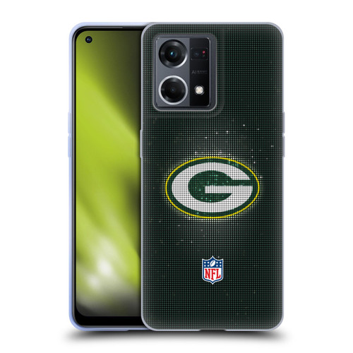 NFL Green Bay Packers Artwork LED Soft Gel Case for OPPO Reno8 4G