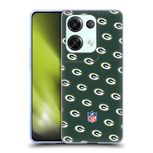 NFL Green Bay Packers Artwork Patterns Soft Gel Case for OPPO Reno8 Pro