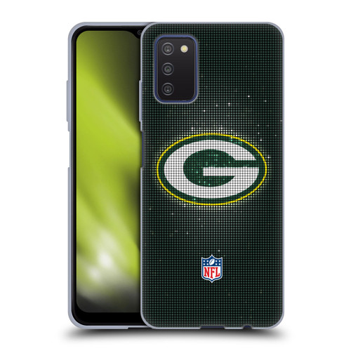 NFL Green Bay Packers Artwork LED Soft Gel Case for Samsung Galaxy A03s (2021)