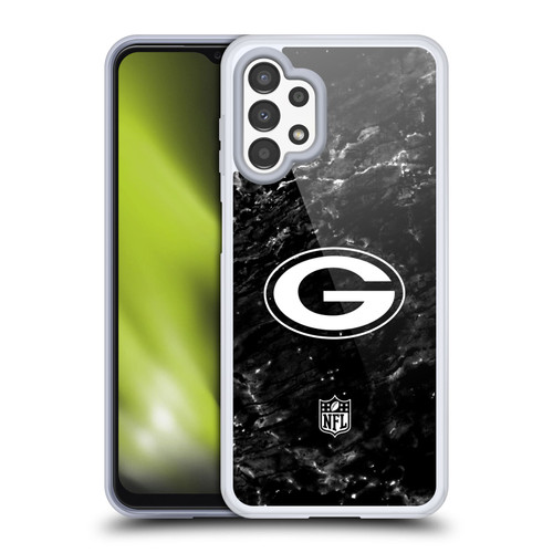 NFL Green Bay Packers Artwork Marble Soft Gel Case for Samsung Galaxy A13 (2022)