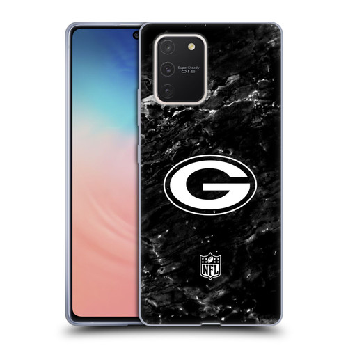 NFL Green Bay Packers Artwork Marble Soft Gel Case for Samsung Galaxy S10 Lite