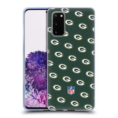 NFL Green Bay Packers Artwork Patterns Soft Gel Case for Samsung Galaxy S20 / S20 5G