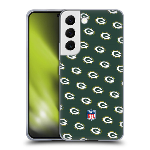 NFL Green Bay Packers Artwork Patterns Soft Gel Case for Samsung Galaxy S22 5G
