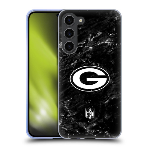 NFL Green Bay Packers Artwork Marble Soft Gel Case for Samsung Galaxy S23+ 5G