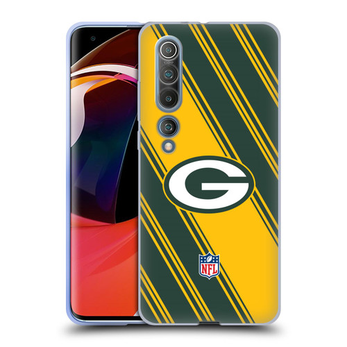 NFL Green Bay Packers Artwork Stripes Soft Gel Case for Xiaomi Mi 10 5G / Mi 10 Pro 5G
