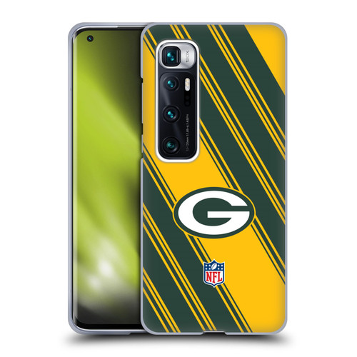 NFL Green Bay Packers Artwork Stripes Soft Gel Case for Xiaomi Mi 10 Ultra 5G