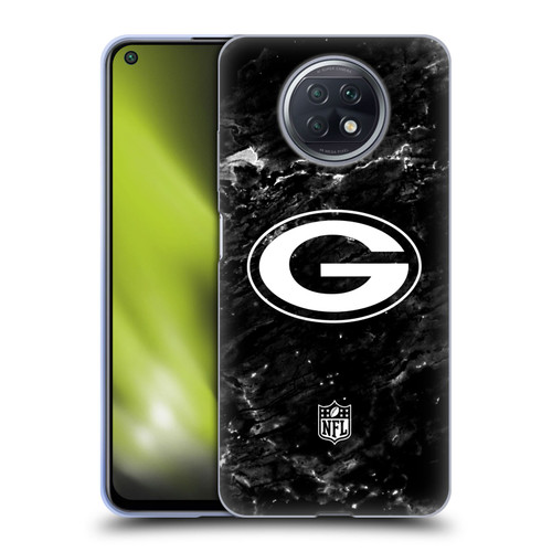 NFL Green Bay Packers Artwork Marble Soft Gel Case for Xiaomi Redmi Note 9T 5G