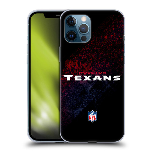 NFL Houston Texans Logo Blur Soft Gel Case for Apple iPhone 12 Pro Max