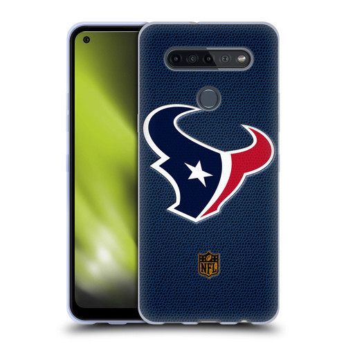NFL Houston Texans Logo Football Soft Gel Case for LG K51S