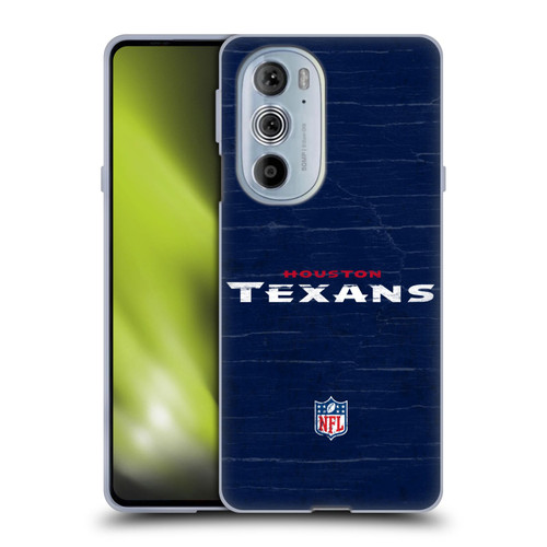 NFL Houston Texans Logo Distressed Look Soft Gel Case for Motorola Edge X30