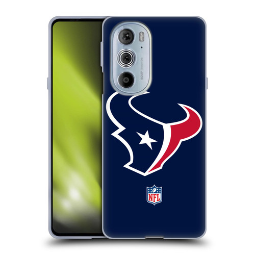 NFL Houston Texans Logo Plain Soft Gel Case for Motorola Edge X30