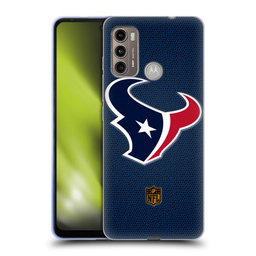 NFL Houston Texans Logo Football Soft Gel Case for Motorola Moto G60 / Moto G40 Fusion