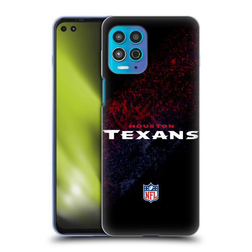 NFL Houston Texans Logo Blur Soft Gel Case for Motorola Moto G100