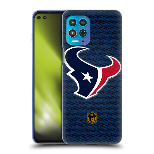 NFL Houston Texans Logo Football Soft Gel Case for Motorola Moto G100