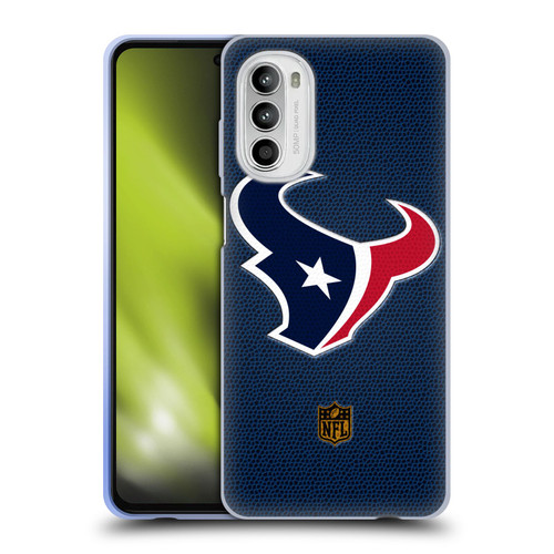 NFL Houston Texans Logo Football Soft Gel Case for Motorola Moto G52