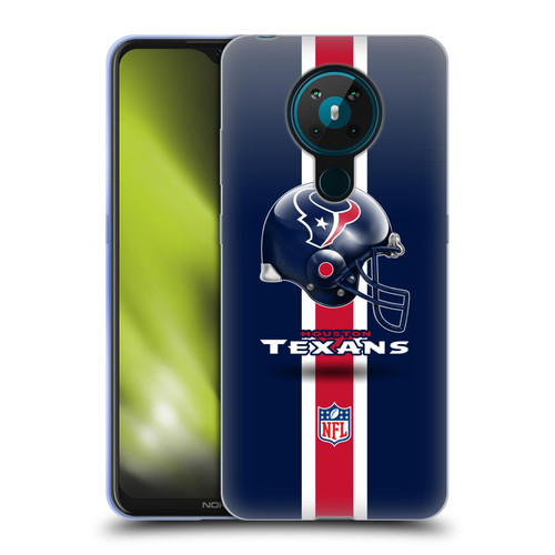 NFL Houston Texans Logo Helmet Soft Gel Case for Nokia 5.3