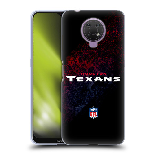 NFL Houston Texans Logo Blur Soft Gel Case for Nokia G10