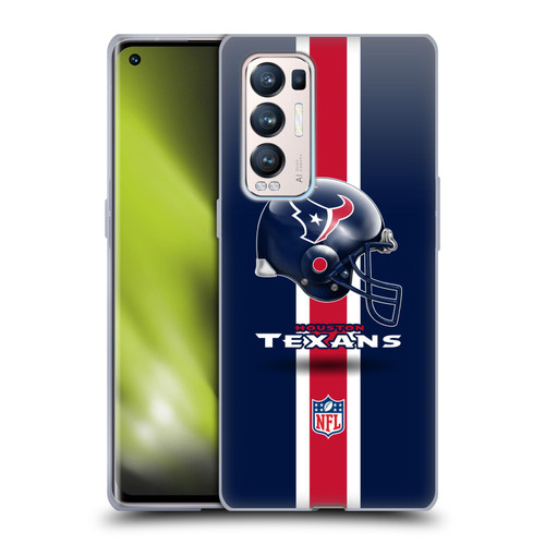 NFL Houston Texans Logo Helmet Soft Gel Case for OPPO Find X3 Neo / Reno5 Pro+ 5G