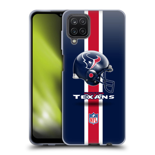 NFL Houston Texans Logo Helmet Soft Gel Case for Samsung Galaxy A12 (2020)