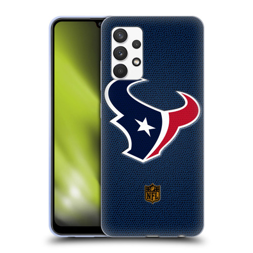 NFL Houston Texans Logo Football Soft Gel Case for Samsung Galaxy A32 (2021)