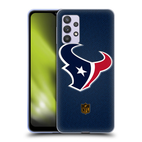 NFL Houston Texans Logo Football Soft Gel Case for Samsung Galaxy A32 5G / M32 5G (2021)