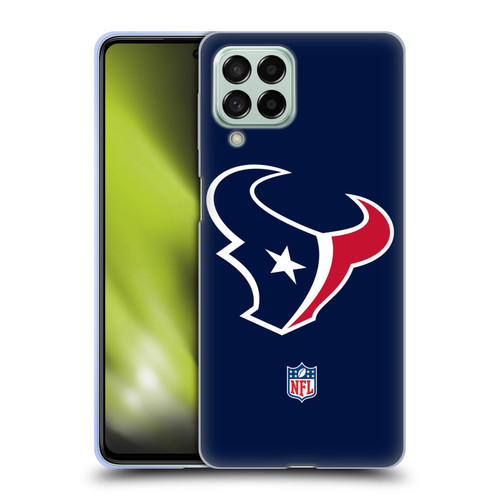 NFL Houston Texans Logo Plain Soft Gel Case for Samsung Galaxy M53 (2022)