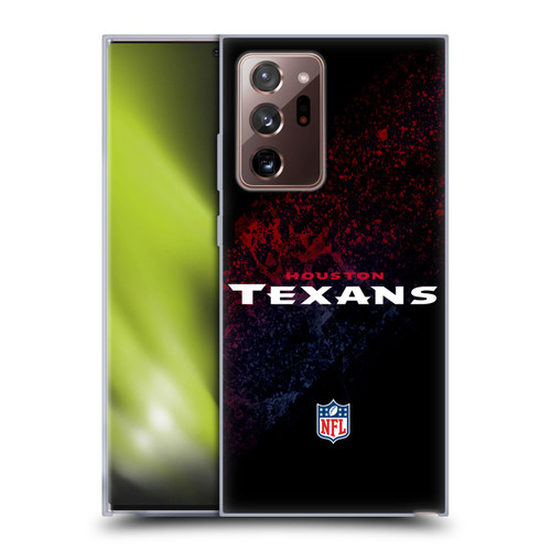 NFL Houston Texans Logo Blur Soft Gel Case for Samsung Galaxy Note20 Ultra / 5G